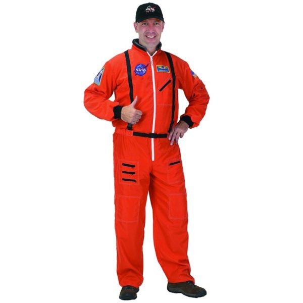Fantasia Adulto Macacão de Astronauta Luxo Vermelho Fantasia Adulto Macacão de Astronauta Luxo Vermelho