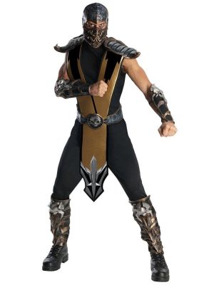 Fantasia Adulto Masculina Scorpion Mortal Kombat Fantasia Adulto Masculina Scorpion Mortal Kombat
