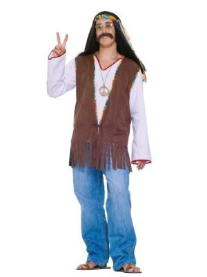 Fantasia Adulto Masculino Hippie anos 70 Luxo Fantasia Adulto Masculino Hippie anos 70 Luxo
