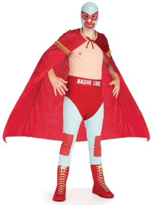 Fantasia Adulto Nacho Libre Luxo Fantasia Adulto Nacho Libre Luxo
