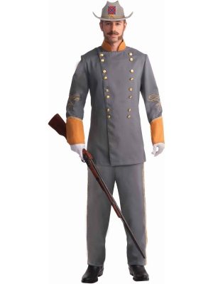 Fantasia Adulto Oficial da Confederação Colonial Fantasia Adulto Oficial da Confederação Colonial