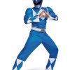 Fantasia Adulto Power Rangers Azul Luxo