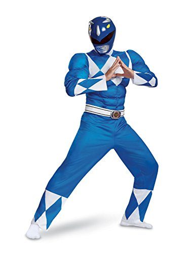 Fantasia Adulto Power Rangers Azul Luxo Fantasia Adulto Power Rangers Azul Luxo