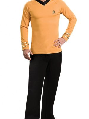 Fantasia Adulto Star Trek Amarelo Clássico