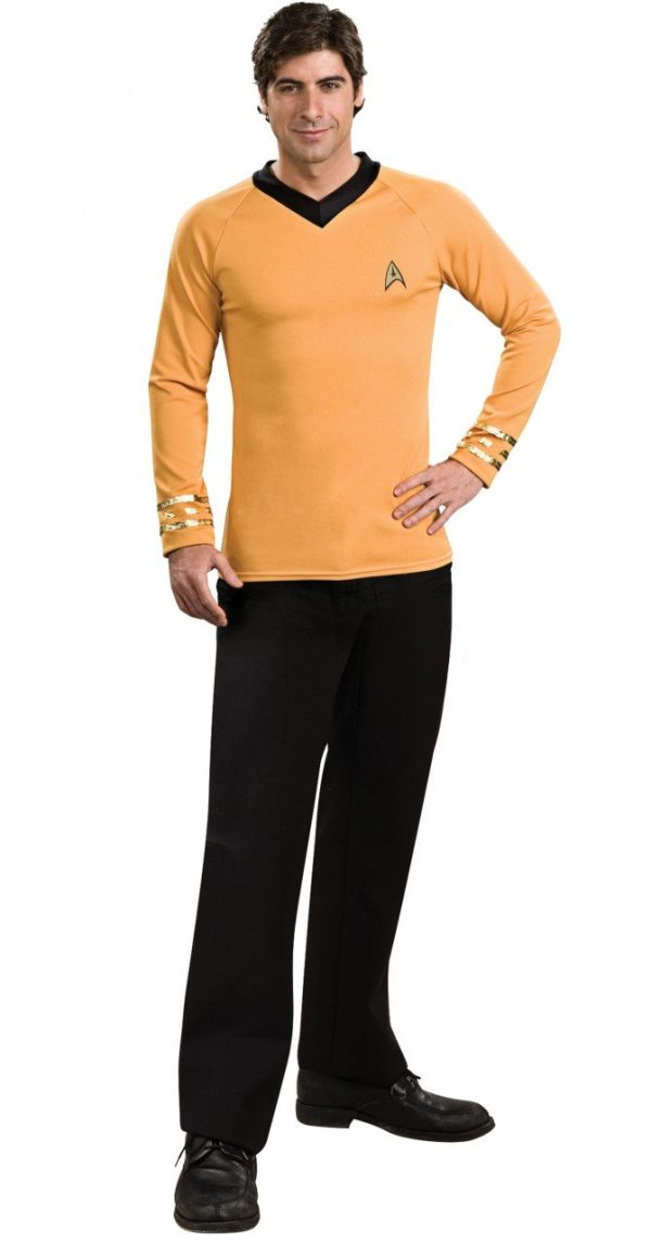 Fantasia Adulto Star Trek Amarelo Clássico