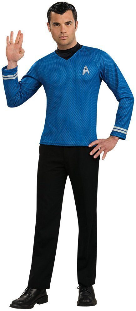 Fantasia Adulto Star Trek Azul Clássico Fantasia Adulto Star Trek Azul Clássico