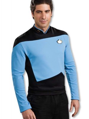 Fantasia Adulto Star Trek Azul nova Geração
