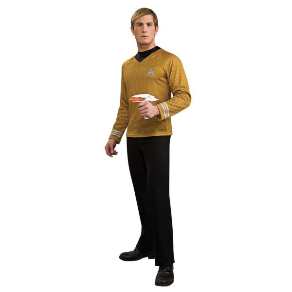 Fantasia Adulto Star Trek Dourada Clássica Fantasia Adulto Star Trek Dourada Clássica