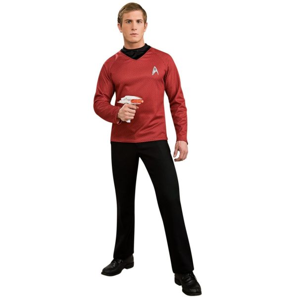 Fantasia Adulto Star Trek Vermelha Clássica Fantasia Adulto Star Trek Vermelha Clássica