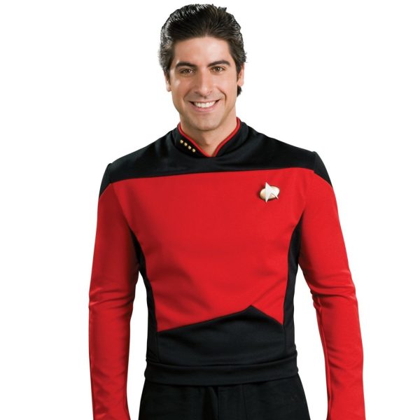 Fantasia Adulto Star Trek Vermelha Nova Geração Fantasia Adulto Star Trek Vermelha Nova Geração