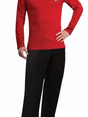 Fantasia Adulto Star Trek Vermelho Clássico Fantasia Adulto Star Trek Vermelho Clássico