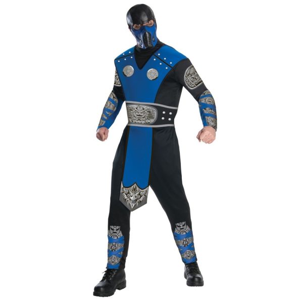 Fantasia Adulto SubZero Sub-Zero Mortal Kombat Clássica Fantasia Adulto SubZero Sub-Zero Mortal Kombat Clássica
