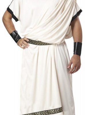 Fantasia adulto Toga Romana Luxo Fantasia adulto Toga Romana Luxo
