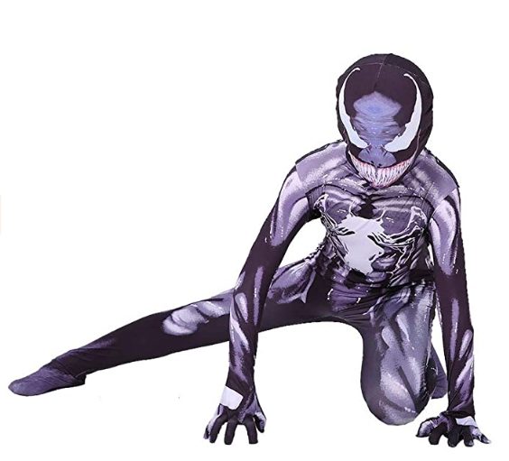 Fantasia Agente Venom Infantil Luxo Spandex