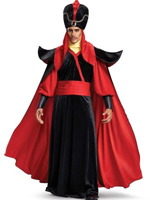 Fantasia Aladdin Jafar Disney Adulto Luxo Fantasia Aladdin Jafar Disney Adulto Luxo