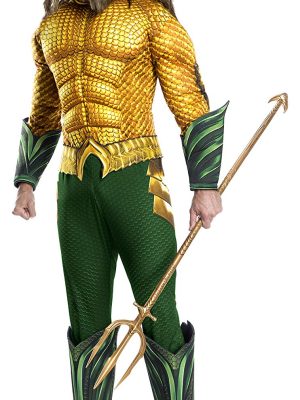 Fantasia Aquaman Luxo Adulto Fantasia Aquaman Luxo Adulto