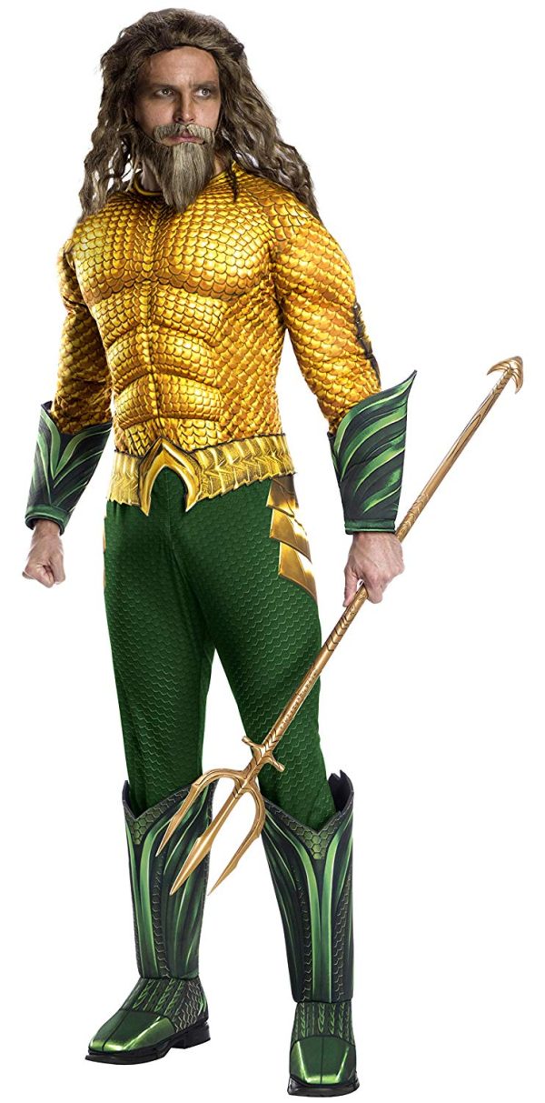 Fantasia Aquaman Luxo Adulto Fantasia Aquaman Luxo Adulto