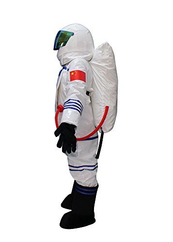 Fantasia Astronauta do Espaço Adulto Mascote Branco Fantasia Astronauta do Espaço Adulto Mascote Branco