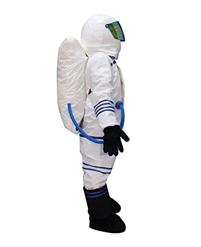 Fantasia Astronauta do Espaço Adulto Mascote Branco Fantasia Astronauta do Espaço Adulto Mascote Branco