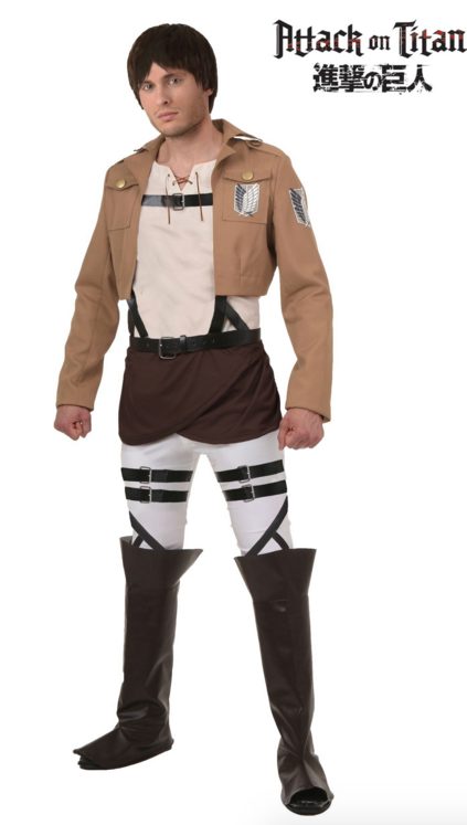 Fantasia Attack on Titan Eren Adulto Luxo Fantasia Attack on Titan Eren Adulto Luxo