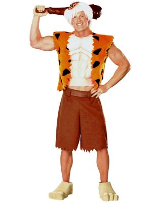 Fantasia Bam-Bam dos Flintstones Adulto Luxo