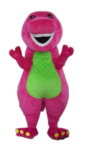 Fantasia Barney Adulto Mascote Fantasia Barney Adulto Mascote