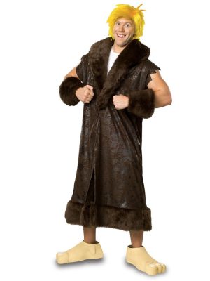 Fantasia Barney Ruble Flintstones Adulto Luxo