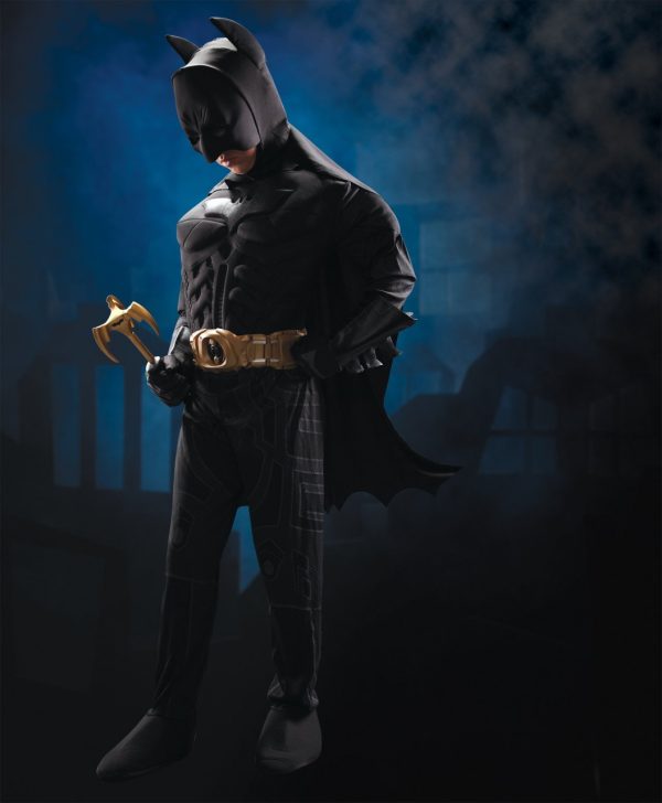 Fantasia Batman Dark Knight Infantil com Músculos Luxo Fantasia Batman Dark Knight Infantil com Músculos Luxo