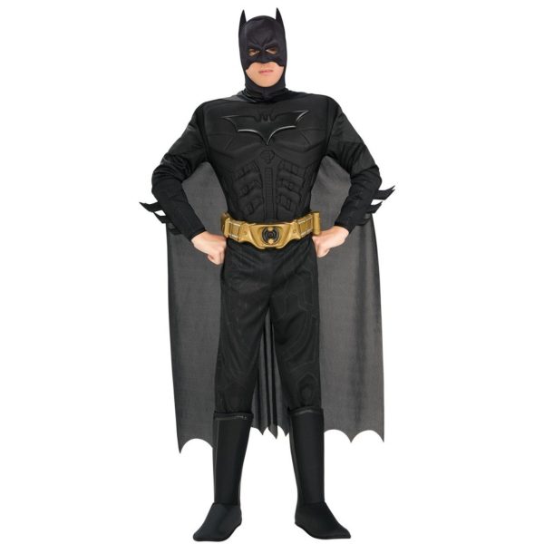 Fantasia Batman Dark Knight Infantil com Músculos Luxo Fantasia Batman Dark Knight Infantil com Músculos Luxo