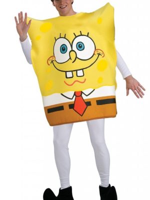 Fantasia Bob Esponja Luxo Adulto Fantasia Bob Esponja Luxo Adulto