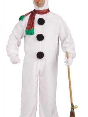 Fantasia Boneco de Neve Snow Man Natal Adulto