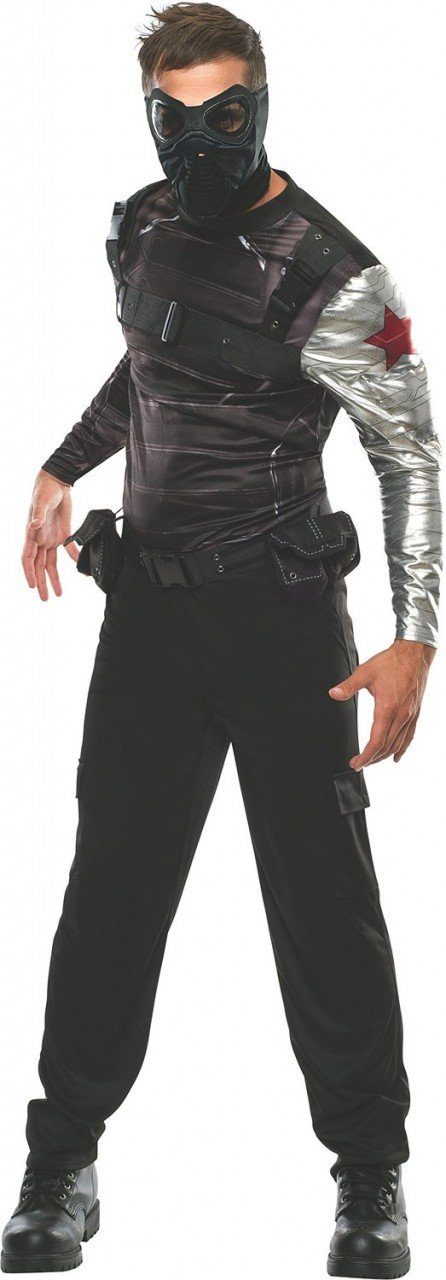 Fantasia Bucky Capitão América O Soldado do Inverno Adulto Fantasia Bucky Capitão América O Soldado do Inverno Adulto