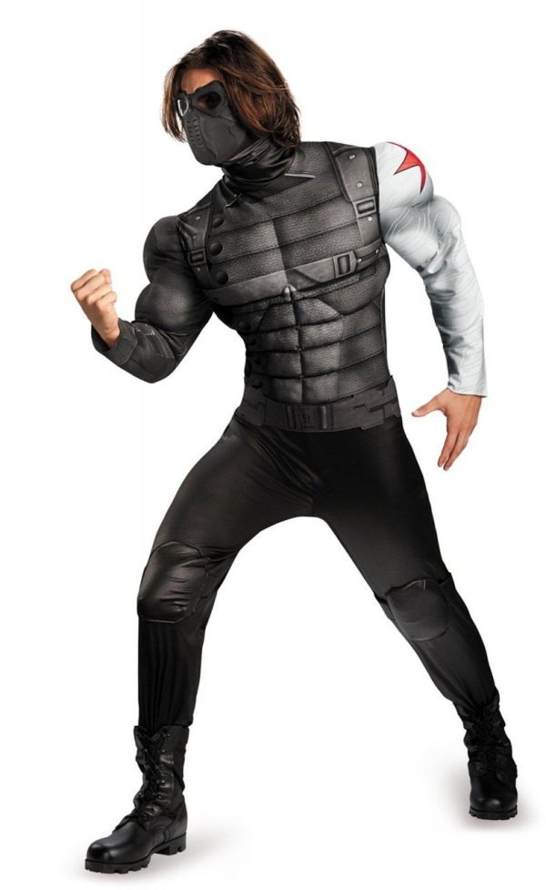 Fantasia Bucky Capitão América Soldado do Inverno Adulto