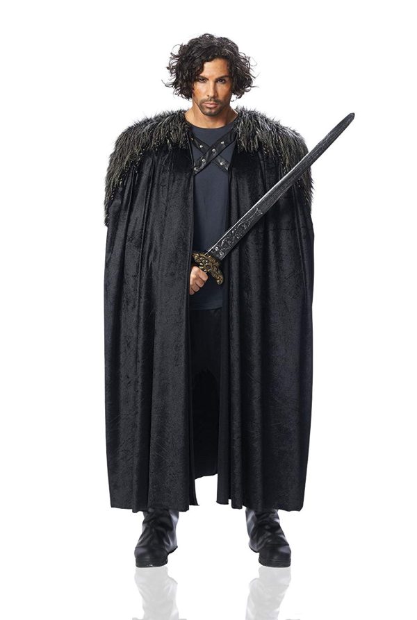 Fantasia Capa e Estola Jon Snow Game of Thrones Luxo Fantasia Capa e Estola Jon Snow Game of Thrones Luxo