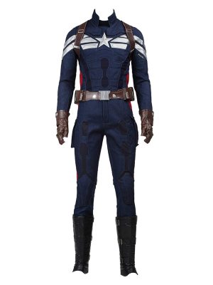 Fantasia Capitão América Soldado de Inverno Adulto Teatrical