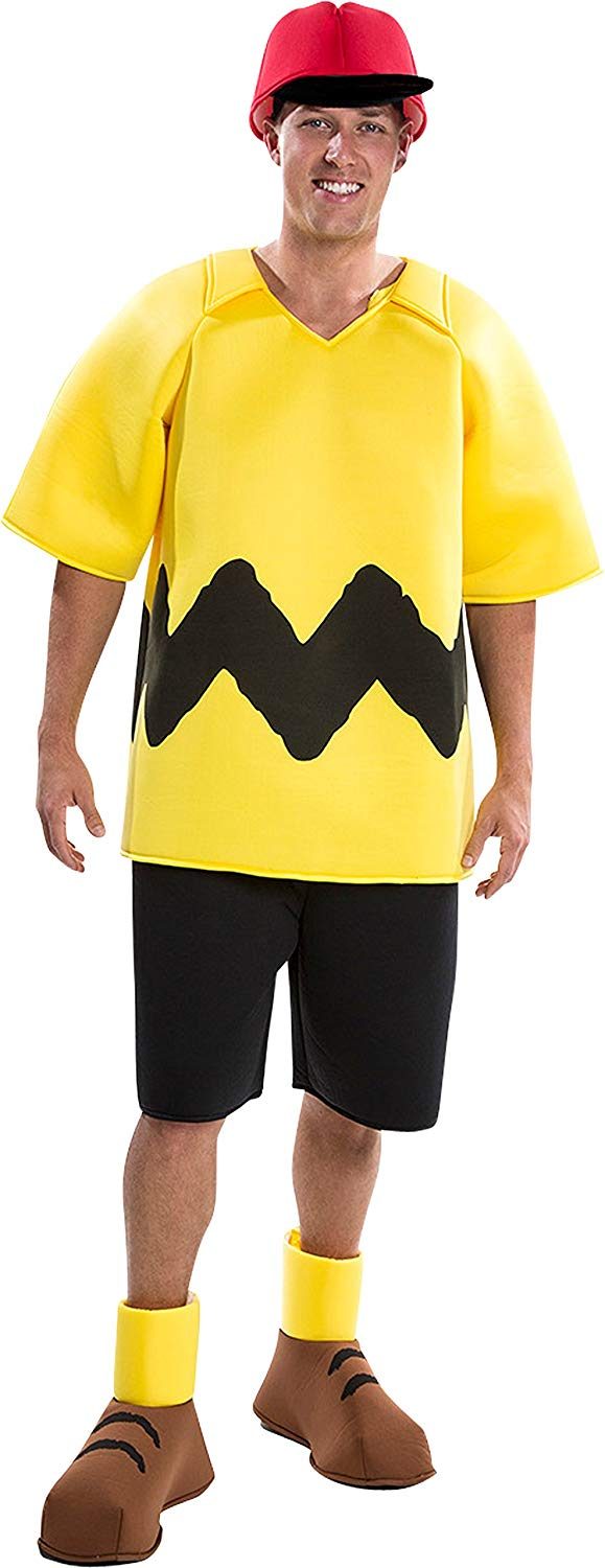 Fantasia Charlie Brown Turma do snoopy Adulto Fantasia Charlie Brown Turma do snoopy Adulto