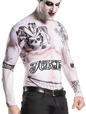 Fantasia Coringa Esquadrão Suicida Adulto Fantasia Coringa Esquadrão Suicida Adulto
