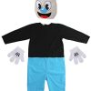Fantasia Cuphead Mugman Adulto Azul
