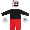 Fantasia Cuphead Mugman Adulto Vermelho