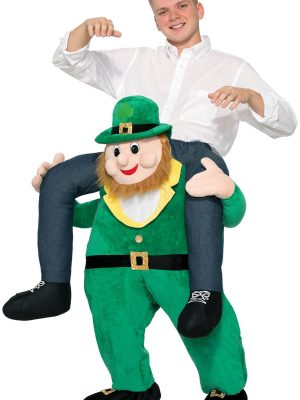 Fantasia de Montar Gnomo Leprechaun Me Carregando Adulto Fantasia de Montar Gnomo Leprechaun Me Carregando Adulto