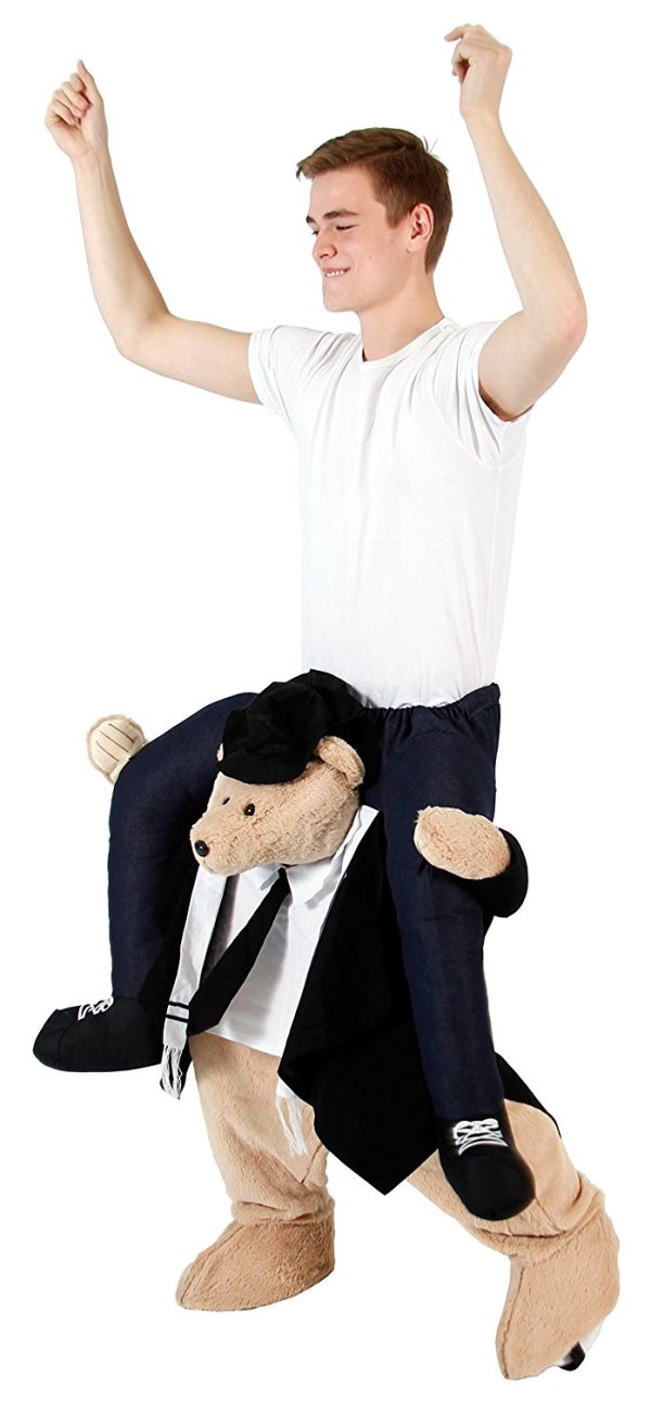 Fantasia de Montar Urso de Terno Me Carregando Adulto