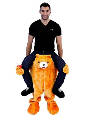 Fantasia de Montar Urso Me Carregando Adulto Todos Fantasia de Montar Urso Me Carregando Adulto