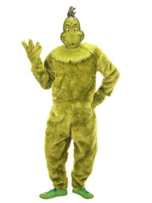 Fantasia Dr Seuss Grinch Adulto Luxo Fantasia Dr Seuss Grinch Adulto Luxo