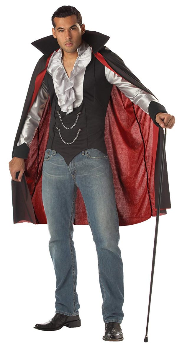 Fantasia Drácula Príncipe das Trevas Adulto Moderno