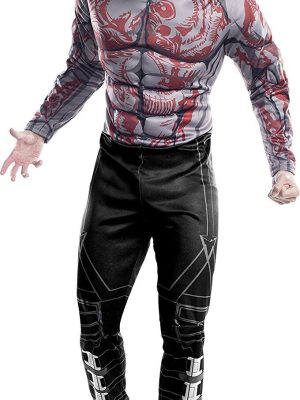 Fantasia Drax O Destruidor Guardiões da Galáxia Adulto Luxo Fantasia Drax O Destruidor Guardiões da Galáxia Adulto Luxo