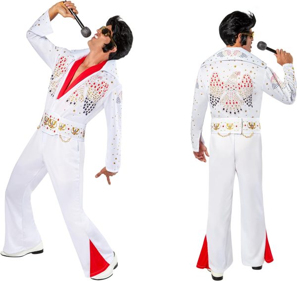 Fantasia Elvis Presley Adulto Luxo Fantasia Elvis Presley Adulto Luxo