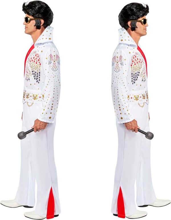 Fantasia Elvis Presley Adulto Luxo Fantasia Elvis Presley Adulto Luxo