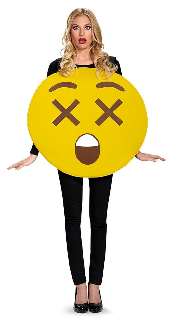 Fantasia Emoji Chocado Morto Adulto
