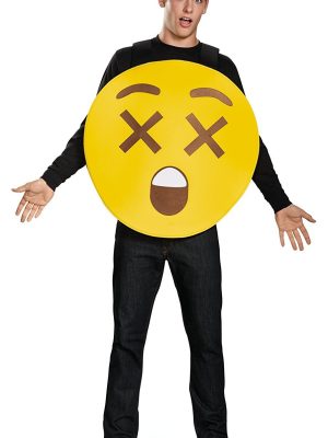 Fantasia Emoji Chocado Morto Adulto Fantasia Emoji Chocado Morto Adulto
