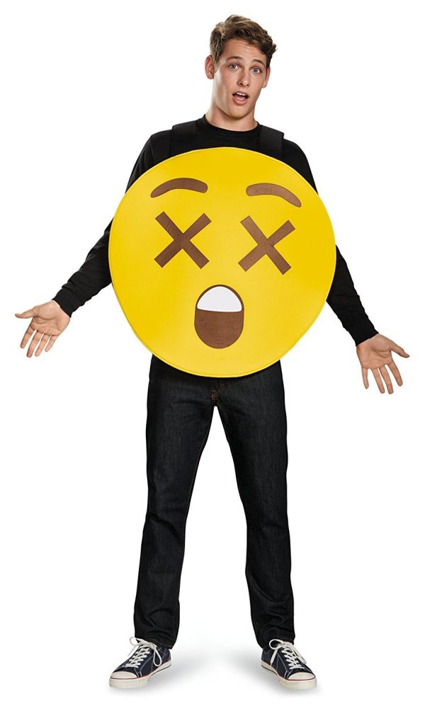 Fantasia Emoji Chocado Morto Adulto